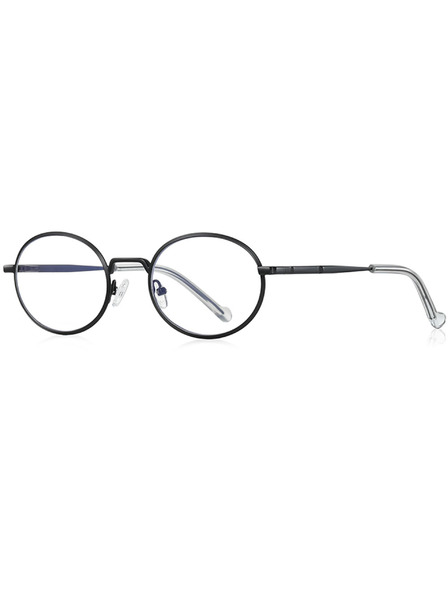 VEYREY VeyRey lenutkasta sončna očala Ropug črni okvir jasna stekla