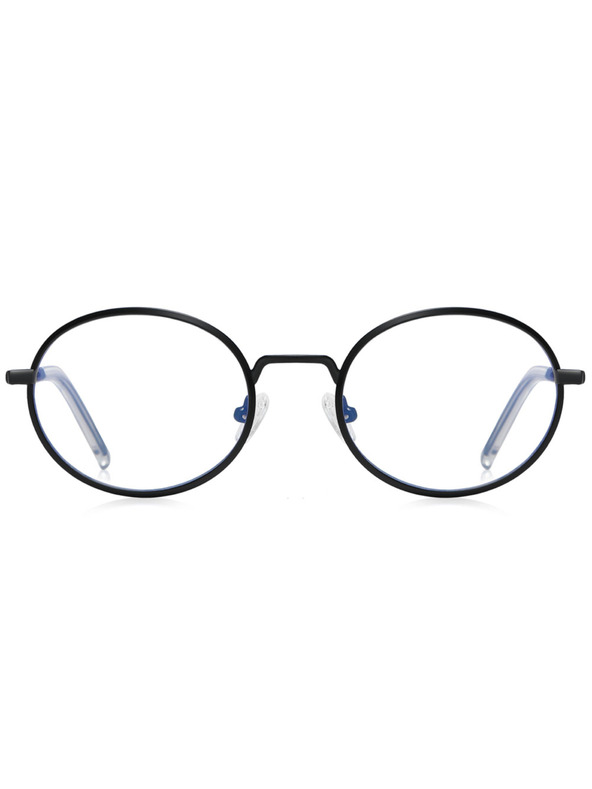 VEYREY VeyRey lenutkasta sončna očala Ropug črni okvir jasna stekla