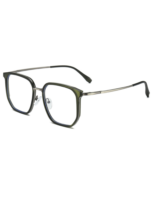 VEYREY VeyRey kvadratna sončna očala Korn črna/večbarvna/zelena okvir jasna stekla