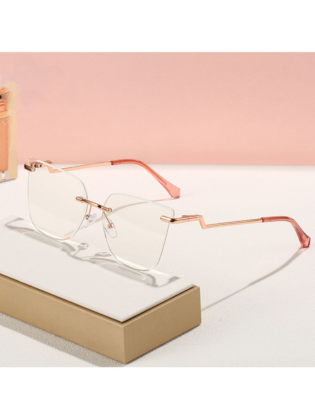VEYREY VeyRey ženska mačje oko ženska očala za blokiranje modre svetlobe Yapp zlatni okvir jasna stekla