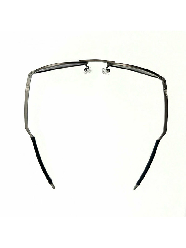 VEYREY VeyRey ovalna polarizacijska sončna očala Pemu črna obroba rdeca stekla