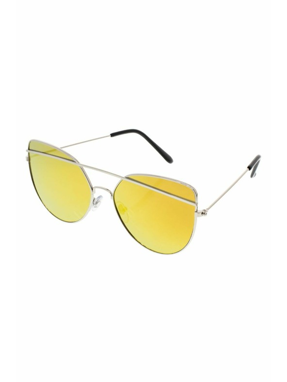 OEM OEM ženska pilotska ženska sončna očala Giant siva obroba temno modra stekla