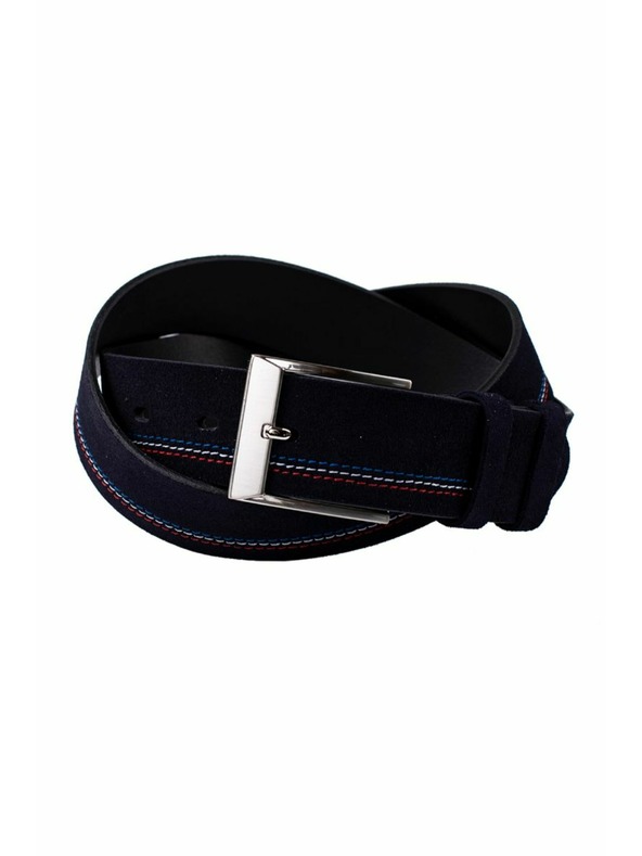 Zapana Zapana Moški pas s klasično zapono Portion navy 115 cm