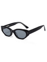 VEYREY VeyRey mačja oko sončna očala Nontu črna obroba črna stekla