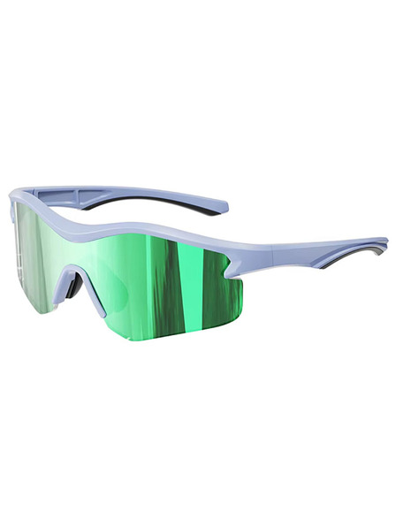 VEYREY VeyRey športove sončna očala Tranzes modra obroba zelena stekla