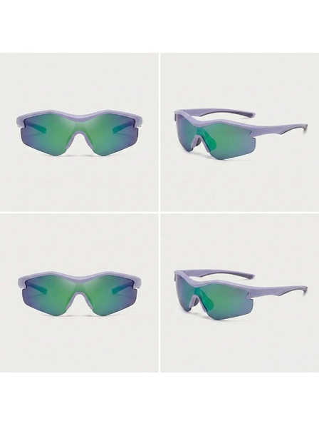 VEYREY VeyRey športove sončna očala Tranzes modra obroba zelena stekla