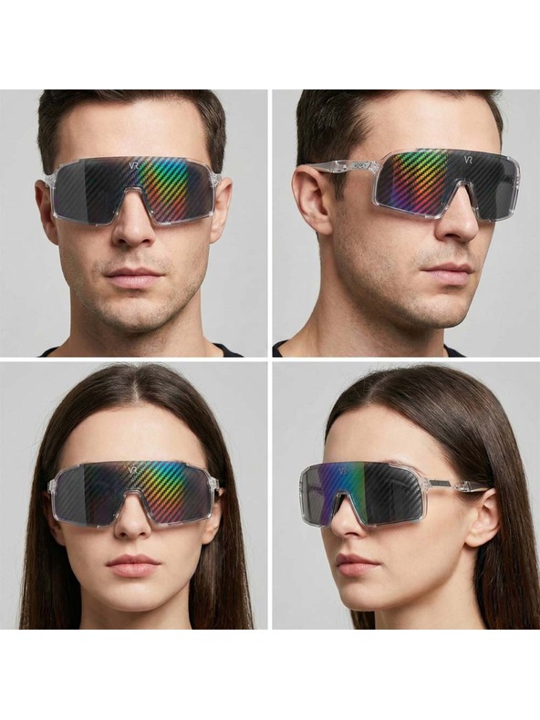 VEYREY VeyRey športove sončna očala Ogharod (hologram Carbon) prosojne obrobe vecbarvna stekla