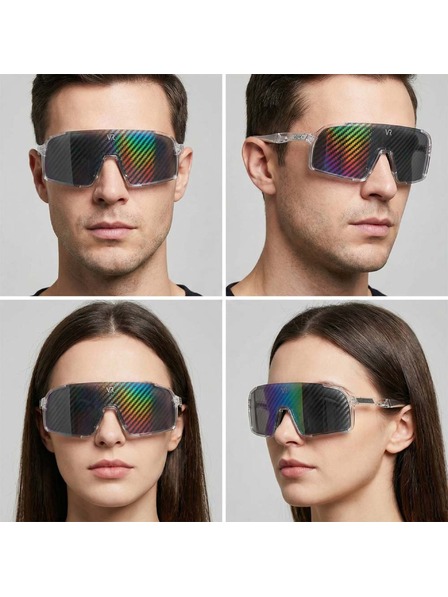 VEYREY VeyRey športove sončna očala Ogharod (hologram Carbon) prosojne obrobe vecbarvna stekla