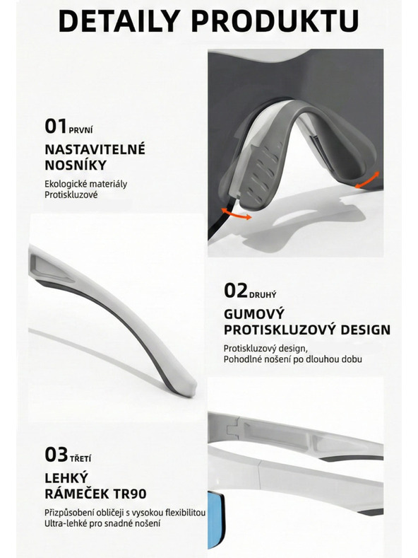 VEYREY VeyRey športove sončna očala Ocli rumena obroba rdeca stekla