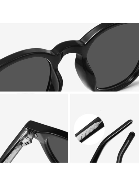 VEYREY VeyRey nerd polarizacijska sončna očala Aiyou prosojne obrobe rumena stekla