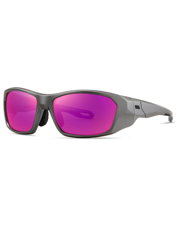VEYREY VeyRey športove polarizacijska sončna očala Borned prosojne obrobe roza stekla