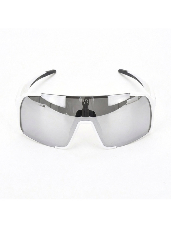 VEYREY VeyRey športna sončna očala Burub bela okvirja srebrna stekla