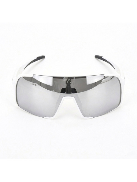 VEYREY VeyRey športna sončna očala Burub bela okvirja srebrna stekla
