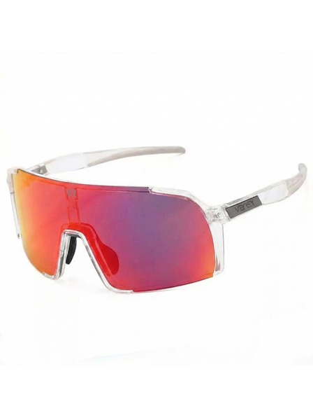 VEYREY VeyRey otroška športna sončna očala Wegub prozorna okvirja rdeča stekla