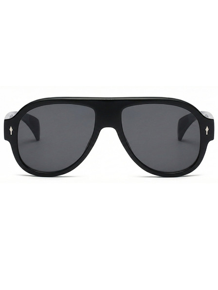 VEYREY VeyRey pilotke sončna očala Monoeet črna obroba črna stekla