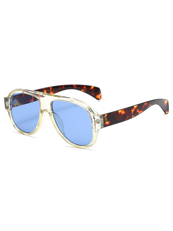 VEYREY VeyRey pilotke sončna očala Monoeet prozorna obroba modra stekla