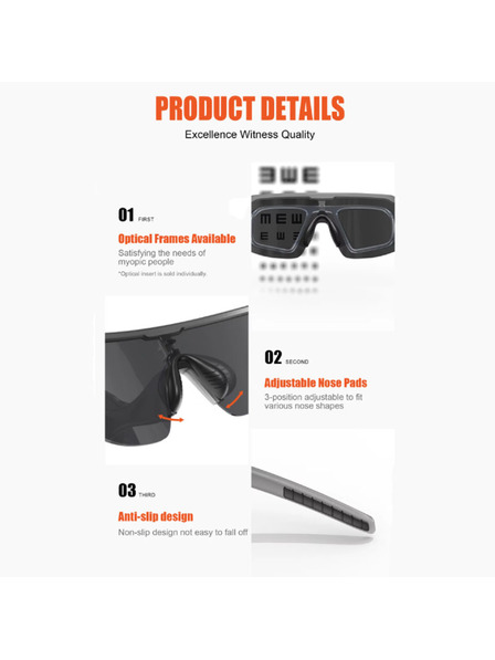 VEYREY VeyRey športna fotokromatska sončna očala Endank rumena obroba zelena stekla