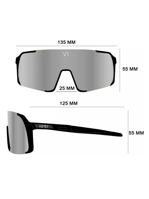 VEYREY VeyRey otroška športna sončna očala Wegub bela obroba roza stekla