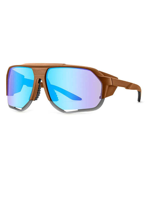 VEYREY VeyRey športna polarizirana sončna očala Bralter rjava obroba modra stekla