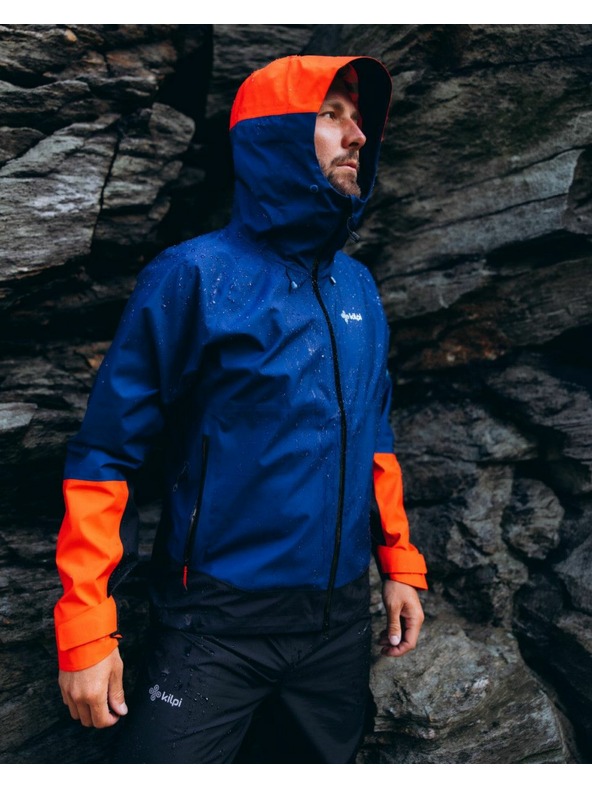 Kilpi Moška nepremočljiva hardshell jakna Kilpi MAMBA-M Temno modra