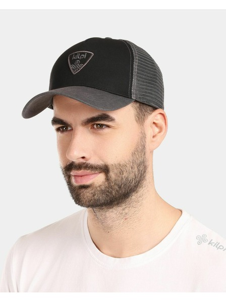 Kilpi Unisex kapa s šiltom Kilpi BORA MID-U Črna