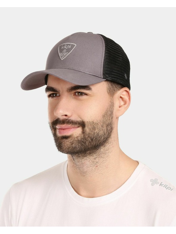 Kilpi Unisex kapa s šiltom Kilpi BORA MID-U Siva