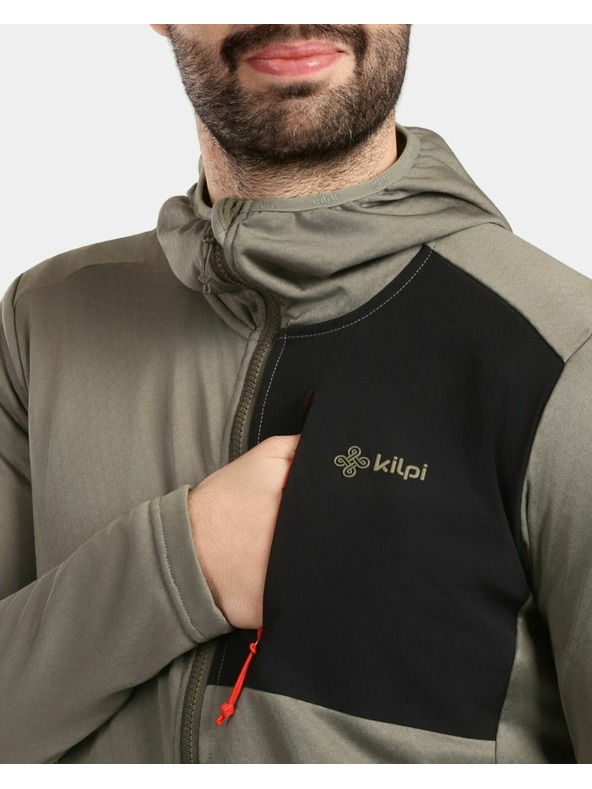 Kilpi Moška flisna pulover Kilpi SEVELEN-M Zelena