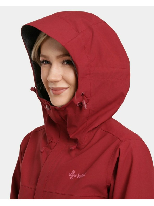 Kilpi Ženska membranasta bunda Kilpi MONTANA-W Temno rdeča