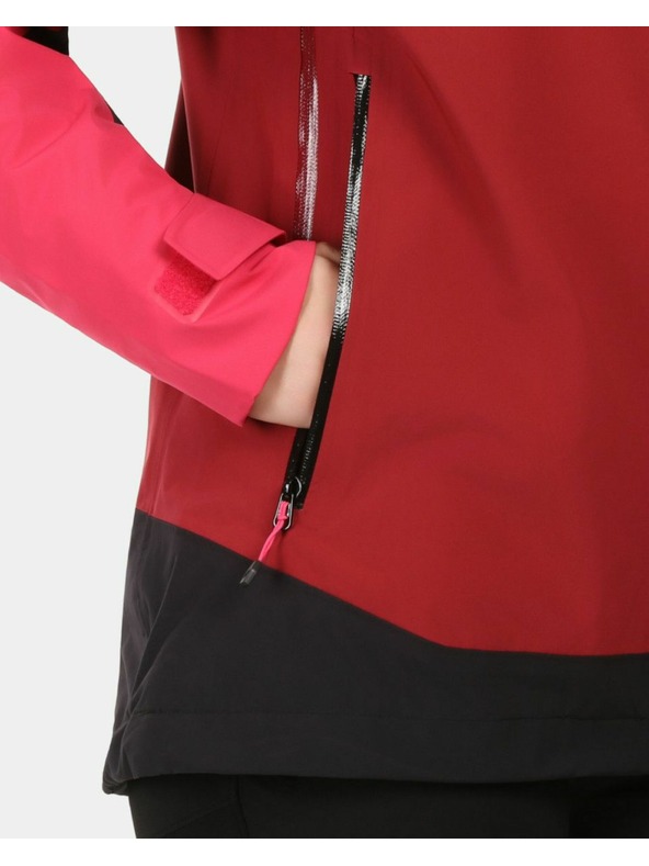 Kilpi Ženska nepremočljiva jakna Kilpi MAMBA-W Dark Red