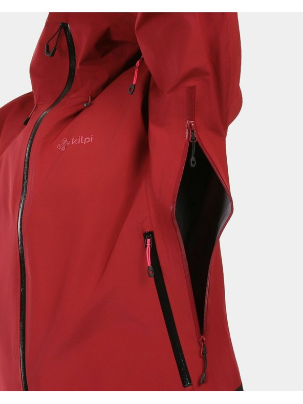 Kilpi Ženska nepremočljiva jakna Kilpi MAMBA-W Dark Red