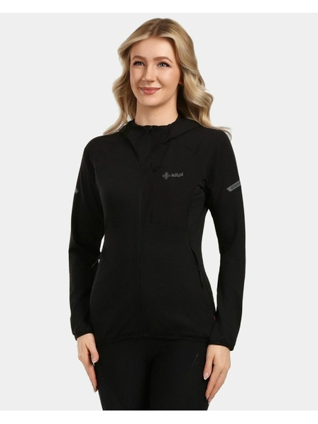 Kilpi Ženska funkcionalna jopa s kapuco Kilpi MEMPHIS-W Črna
