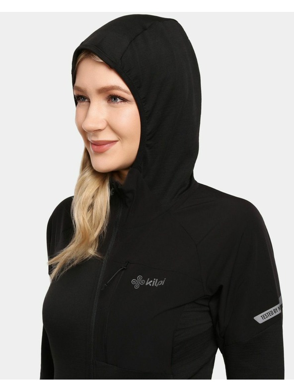 Kilpi Ženska funkcionalna jopa s kapuco Kilpi MEMPHIS-W Črna