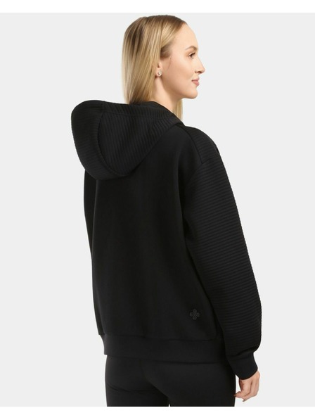 Kilpi Ženska bombažna pulover s kapuco Kilpi BAYA-W Črna