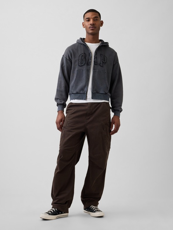 GAP Oversize jopica z logom VintageSoft GAP