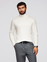Ombre Clothing Kremast moški osnovni pulover z rolojem Ombre Clothing