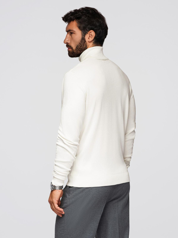 Ombre Clothing Kremast moški osnovni pulover z rolojem Ombre Clothing