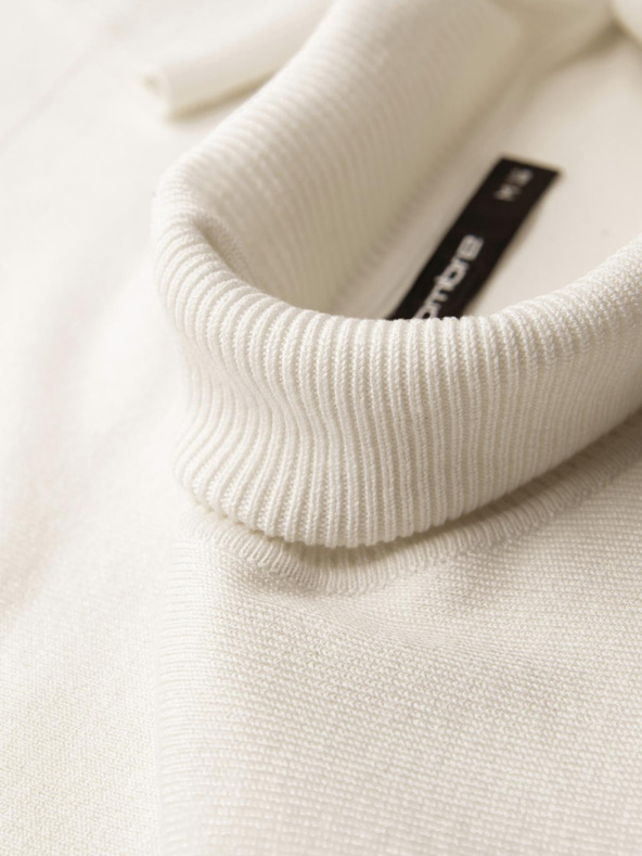 Ombre Clothing Kremast moški osnovni pulover z rolojem Ombre Clothing