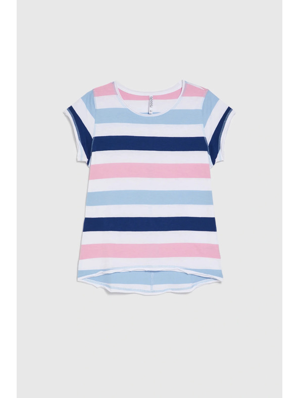 Moodo Majica s črtami modra Moodo