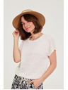 Moodo Srajca s pentljico bež Moodo
