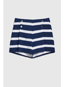 Moodo Kratke hlače s črtami mornarsko modre Moodo