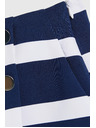Moodo Kratke hlače s črtami mornarsko modre Moodo