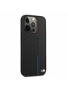 BMW BMW PU Triangles Tricolor Line Zadnji Ovitek za iPhone 13 Pro Max Black