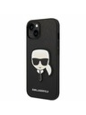 Karl Lagerfeld Karl Lagerfeld PU Saffiano Karl Head Zadnji Ovitek za iPhone 14 Plus Black