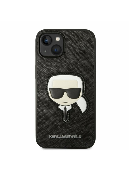 Karl Lagerfeld Karl Lagerfeld PU Saffiano Karl Head Zadnji Ovitek za iPhone 14 Plus Black