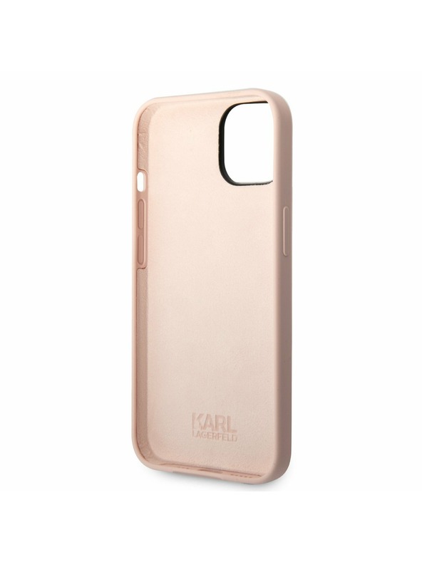 Karl Lagerfeld Karl Lagerfeld Liquid Silicone Ikonik NFT Zadnji Ovitek za iPhone 14 Plus Pink