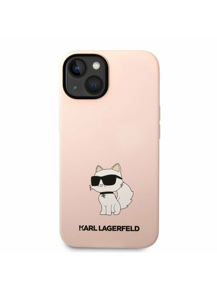 Karl Lagerfeld Karl Lagerfeld Liquid Silicone Choupette NFT Zadnji Ovitek za iPhone 14 Plus Pink
