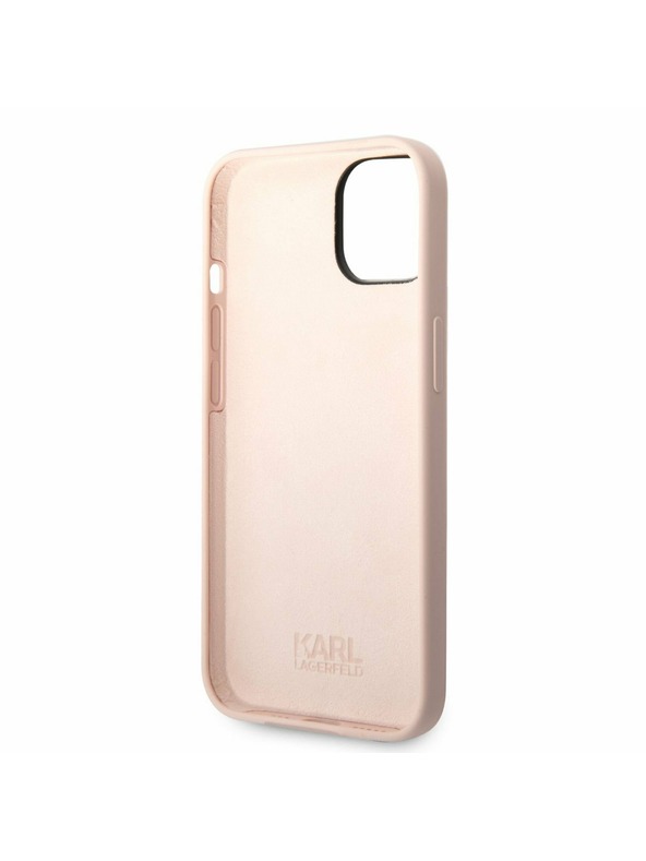 Karl Lagerfeld Karl Lagerfeld Liquid Silicone Choupette NFT Zadnji Ovitek za iPhone 14 Plus Pink