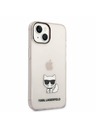 Karl Lagerfeld Karl Lagerfeld Choupette Logo Zadnji Ovitek za iPhone 14 Plus Pink