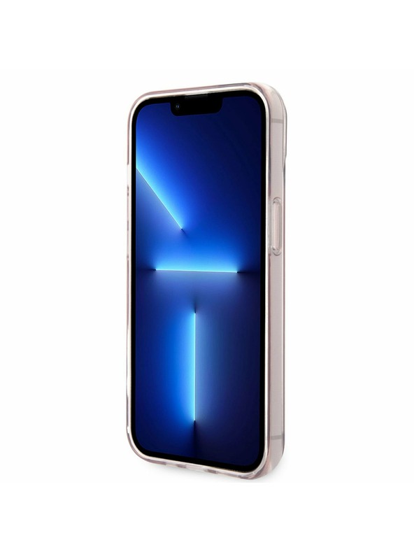 Karl Lagerfeld Karl Lagerfeld Choupette Logo Zadnji Ovitek za iPhone 14 Plus Pink
