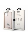 Karl Lagerfeld Karl Lagerfeld Choupette Logo Zadnji Ovitek za iPhone 14 Plus Pink